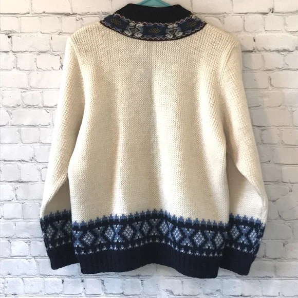 A.S Evebøfoss 100% WOOL NORDIC Sweater EUC Sz 42 - Picture 6 of 7